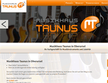 Tablet Screenshot of musikhaus-taunus.de